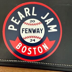 Pearl Jam's Dark Matter 2024 Tour - Fenway Boston (Brand New)